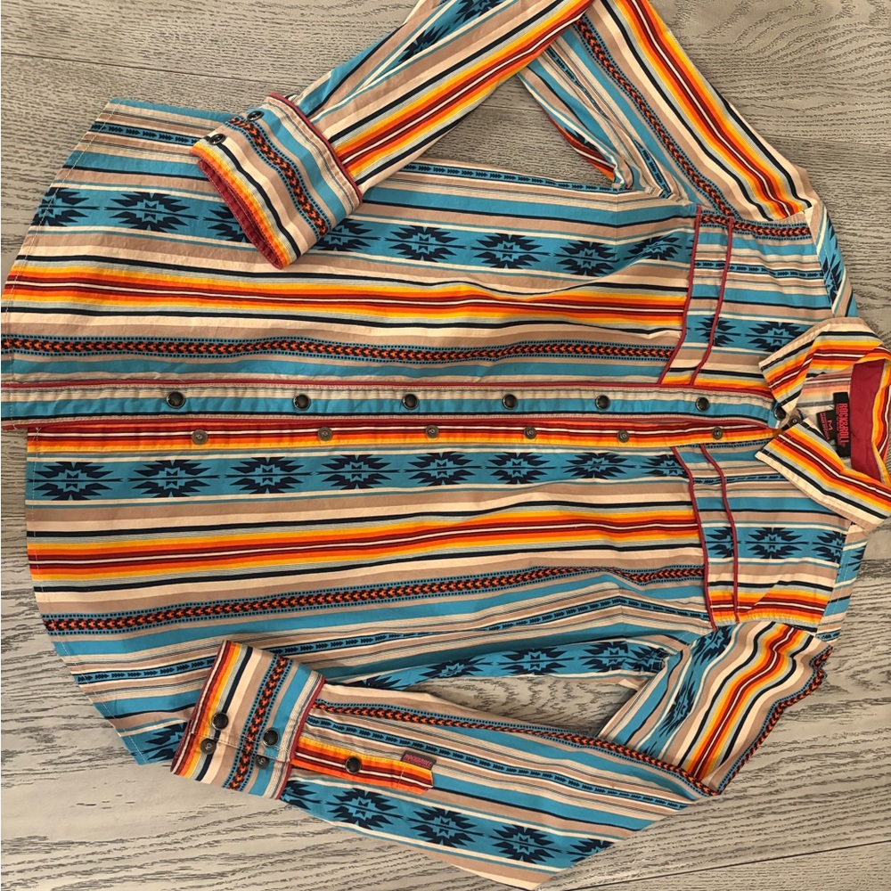 Women’s Rock & Roll Button Down Shirt